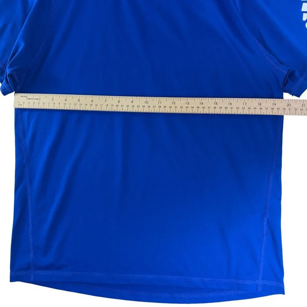 Adidas Freelift Men’s T-Shirt Medium Blue Climalite Athletic Training Tee Size M